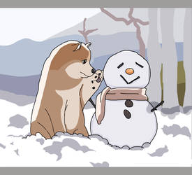 Dog x Snowman