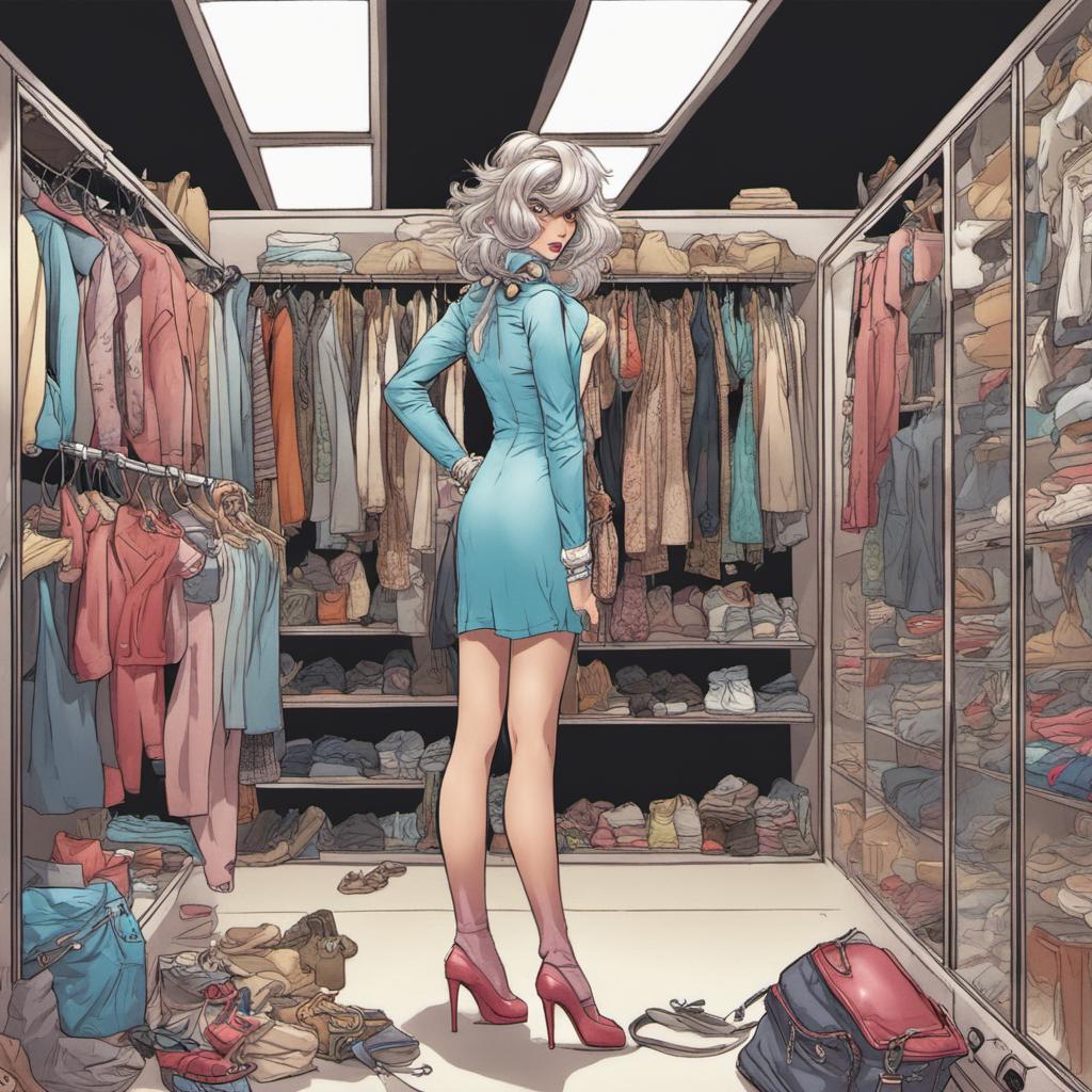 Comic Auto Closet Mirror Crossdress by jimmybanthrall2nd on DeviantArt