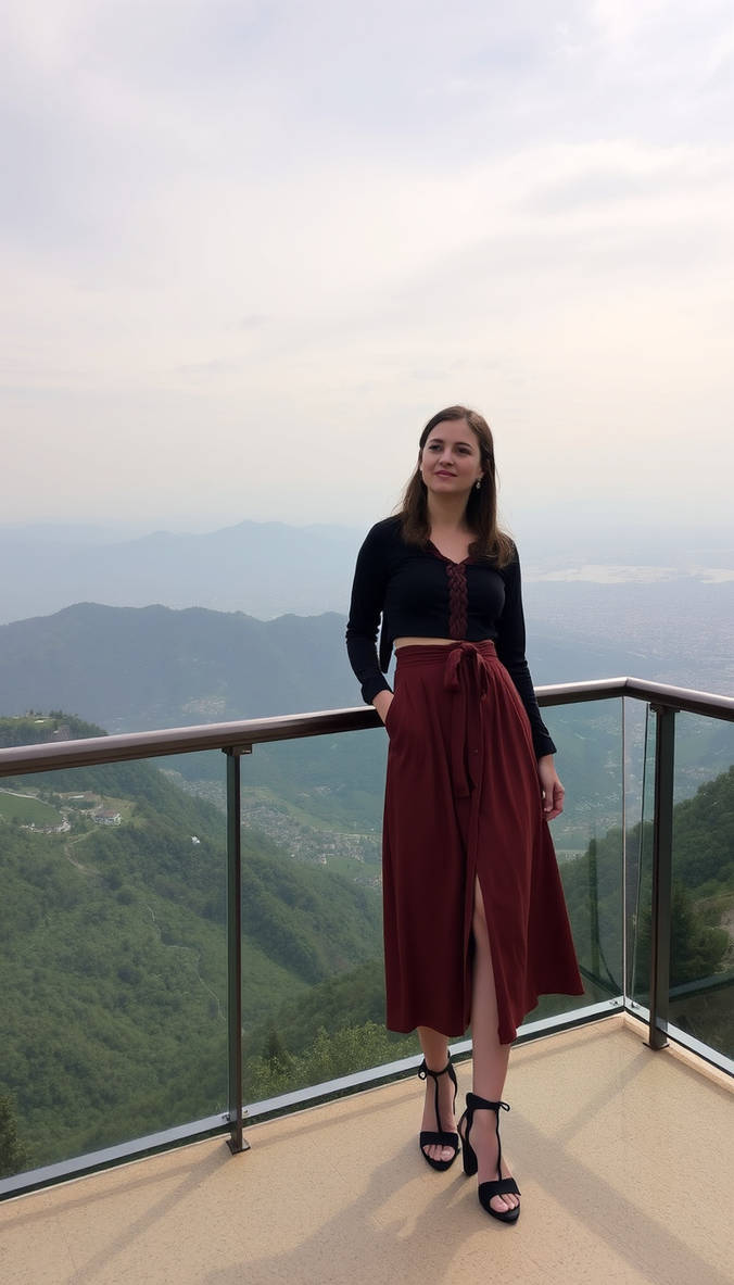 Braided Necktie Skirt, AI Created inspirations