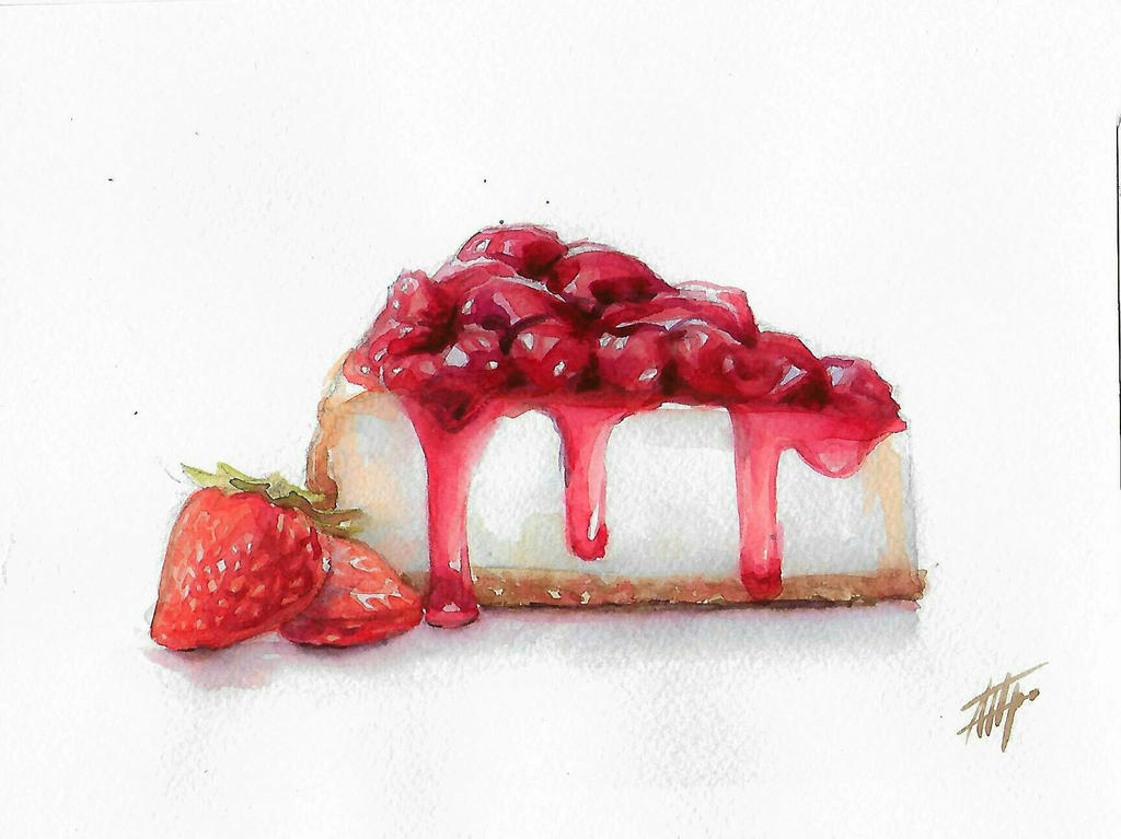 Cherry cheesecake