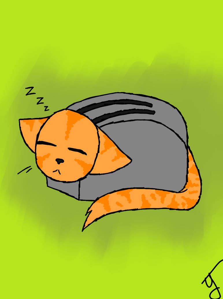 Toaster cat by puppyland25 on DeviantArt