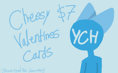 Cheesy Valentines Day Card YCH 2022