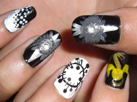 D.Gray-man nails