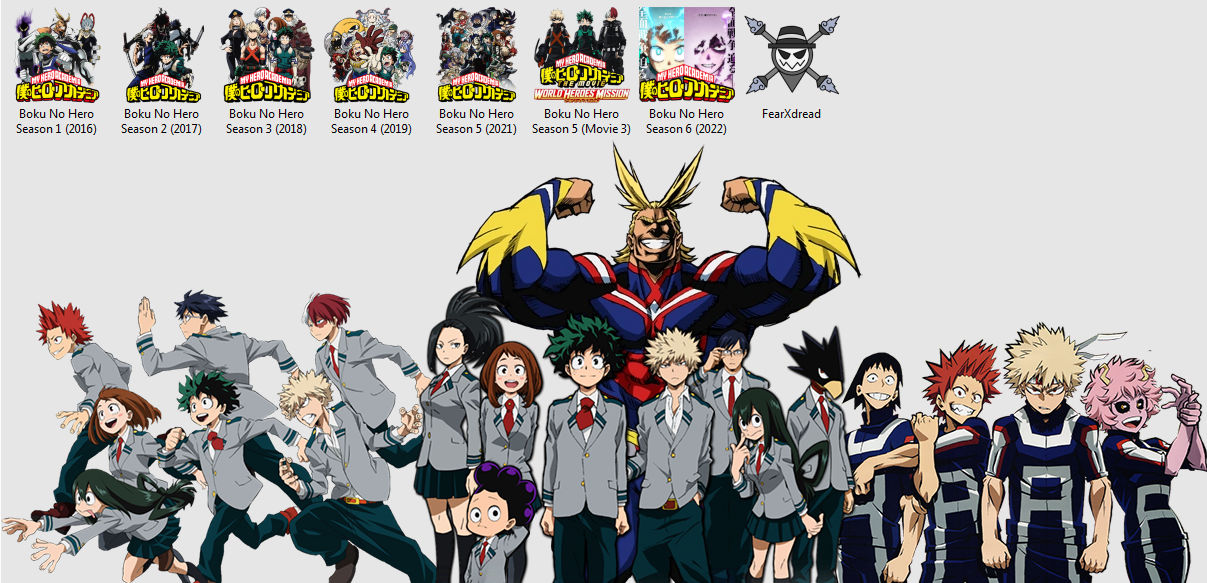Boku no Hero Academia Season 4 Folder Icon by Kikydream on DeviantArt