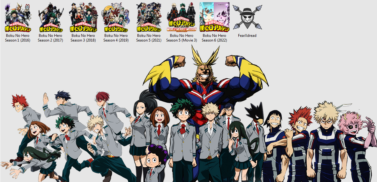 My Hero Academia season 6 folder icon by Meruemzzzz on DeviantArt