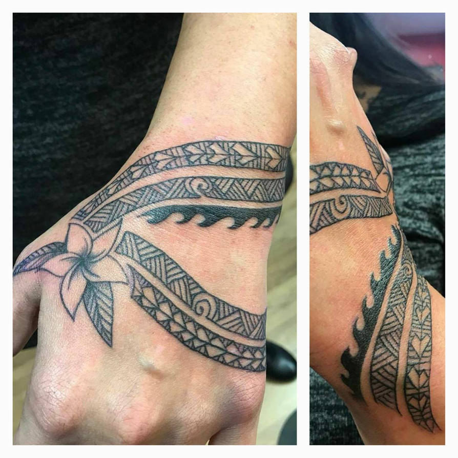 Island Tribal hand tattoo by TragykMagyk on DeviantArt