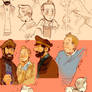 Tintin doodles