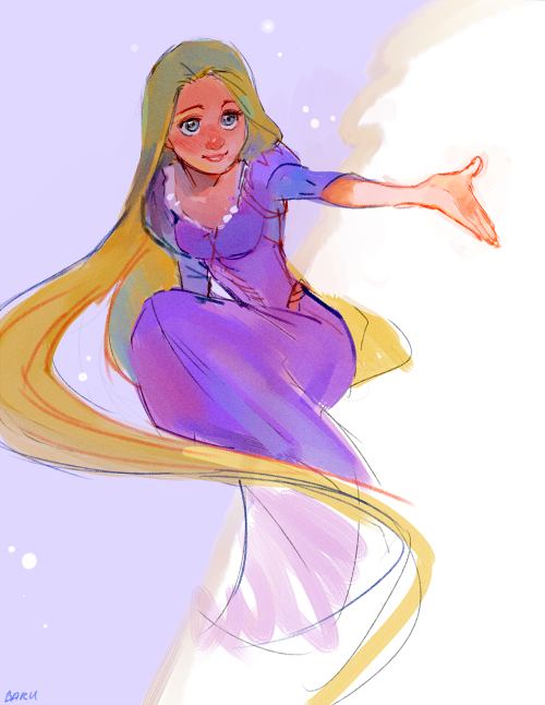 Rapunzel Sketch