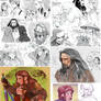 Fugly fanart sketchdump (Hobbity edition)