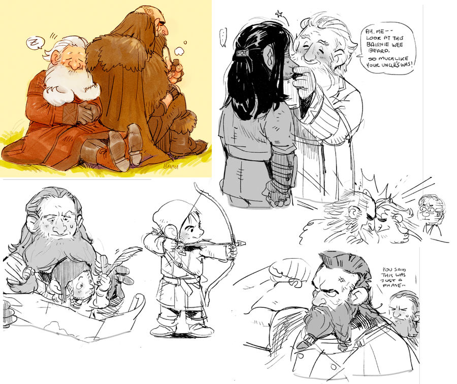 Small fanart sketchdump