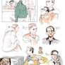 Pacific Rim Hermann+Newt doodles