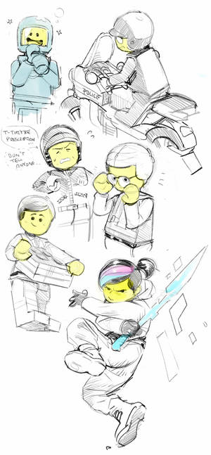 Lego Movie doodles