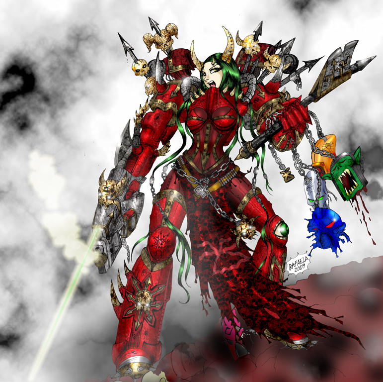 Warhammer 40k Chaos Maiden by Axcido on DeviantArt
