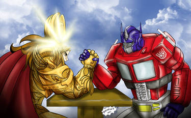 Emperor of menkind vs Optimus