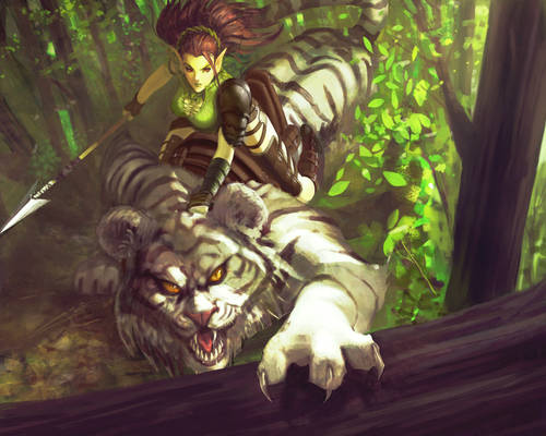 Forest Elf Huntress