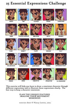 Zian Expressions Chart