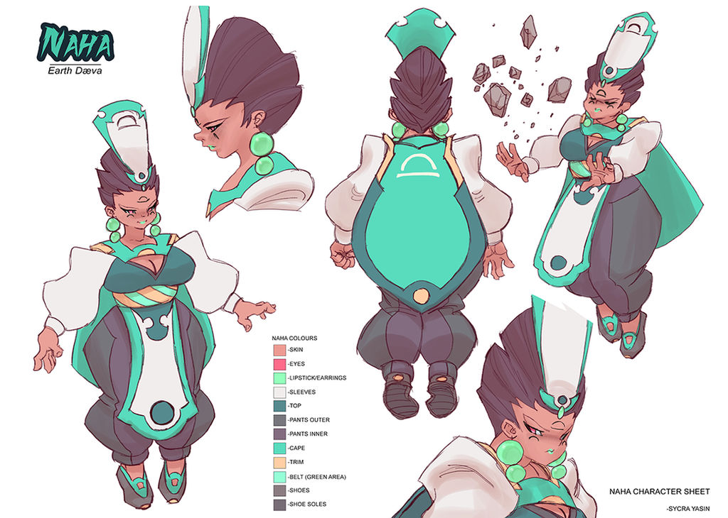 Naha Character Sheet by Sycra