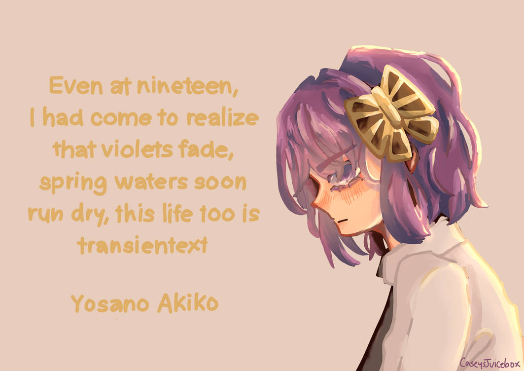 Yosano Akiko By CaseysJuicebox On DeviantArt yosano-akiko-by-caseysjuicebox-on-deviantart