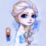 Elsa (and her creepy sister)