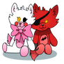 Chibi Mangle and Foxy