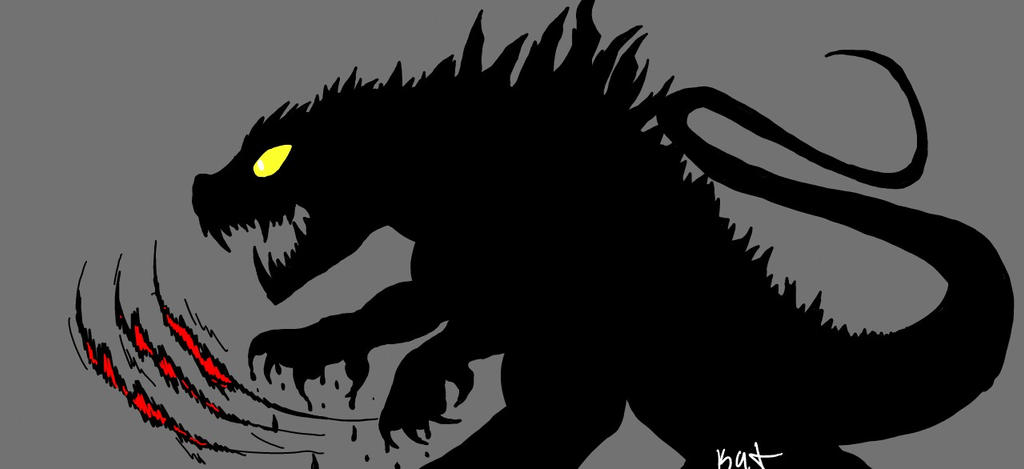 Godzilla-Shadow Art by AgentSmudge7 on DeviantArt