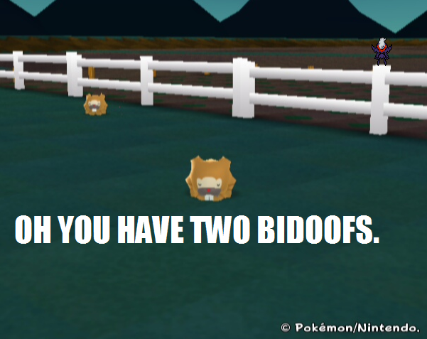 Oh you have two Bidoofs