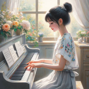 Girl playing piano (2)