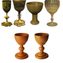 gold and wood chalice