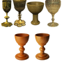gold and wood chalice
