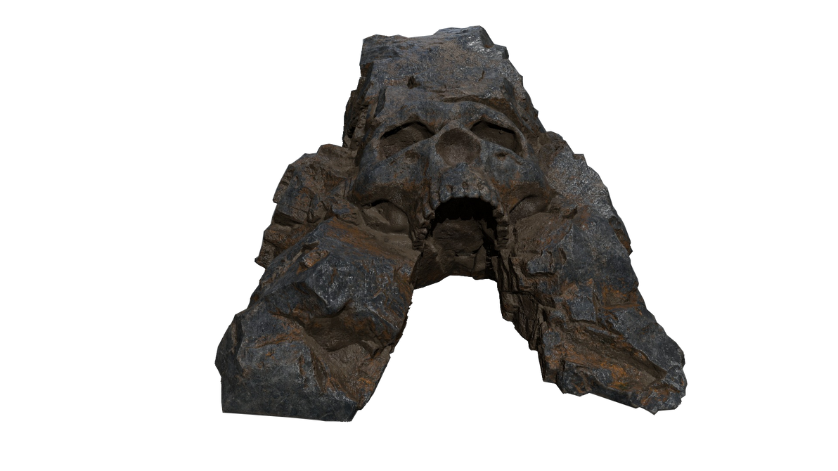 skull rock mountain stock png by darkadathea on DeviantArt