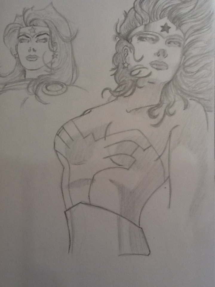 Wonder woman sketches