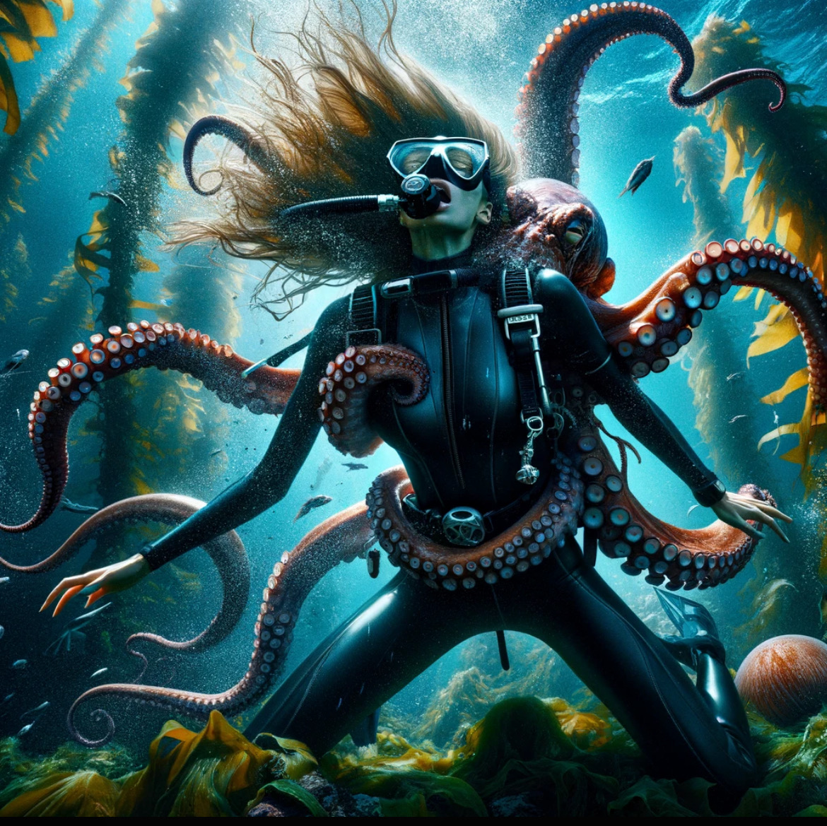 Octopus Ii The curious octopus II by Scuboy on DeviantArt