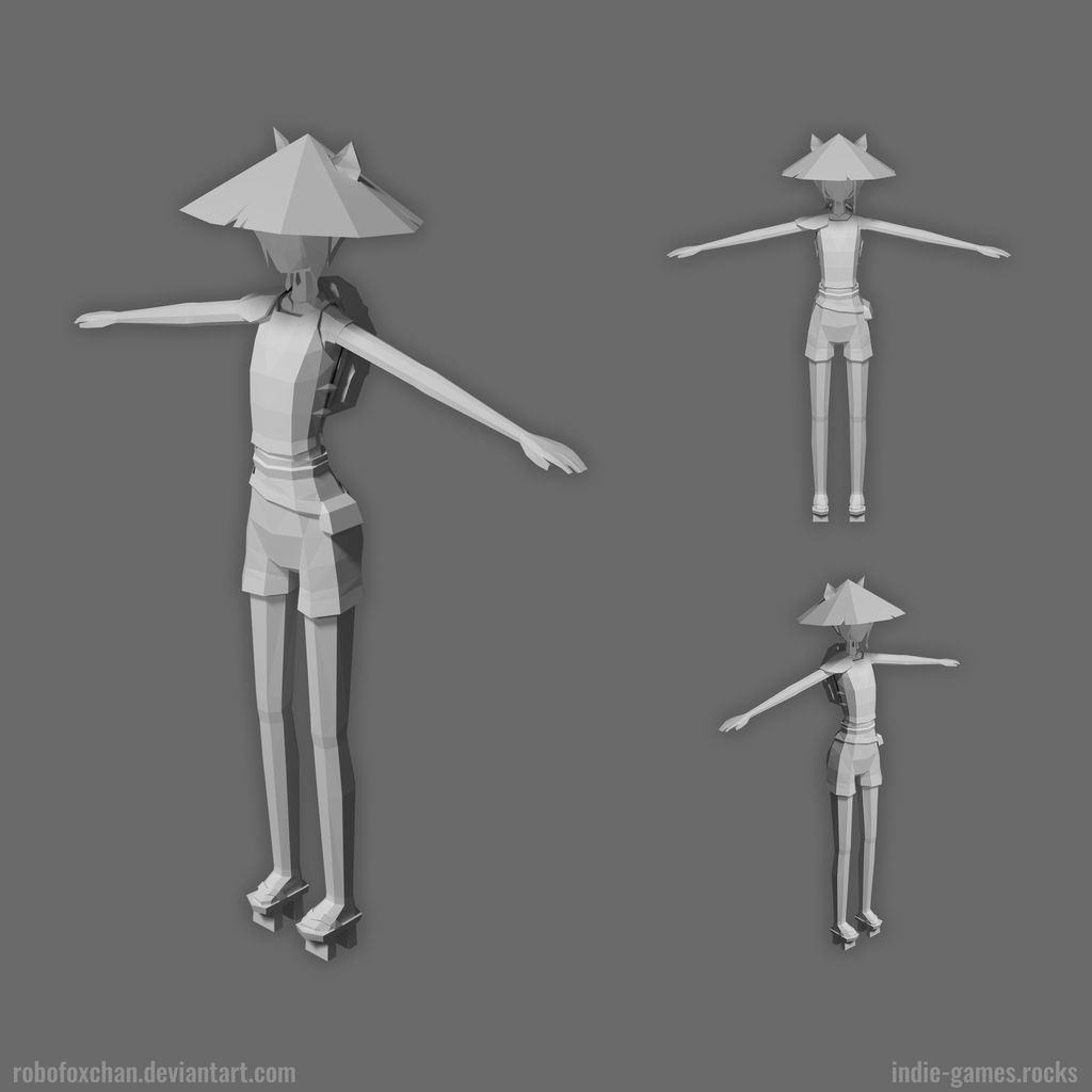 WIP female character for 'world_null' game