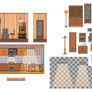 Pixel art  Apartment Tileset