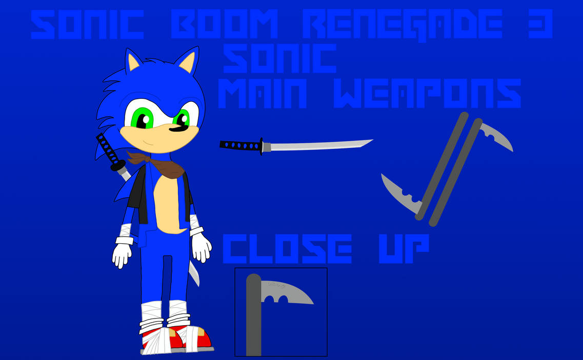 Sonic Boom Renegade 3 Sonic (Sonic Boom AU)
