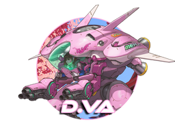 Overwatch D.VA Rounded