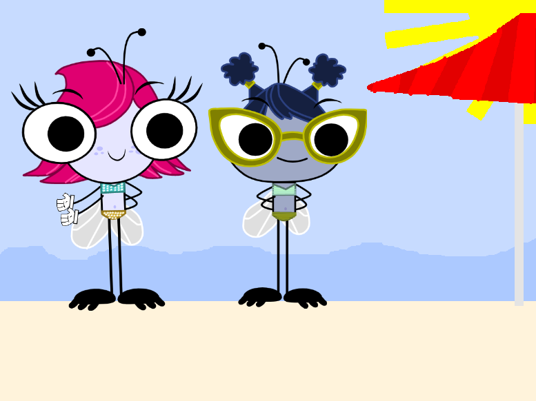 Maggie and Rayna at the Beach (UPDATED) by Miguel130509 on DeviantArt