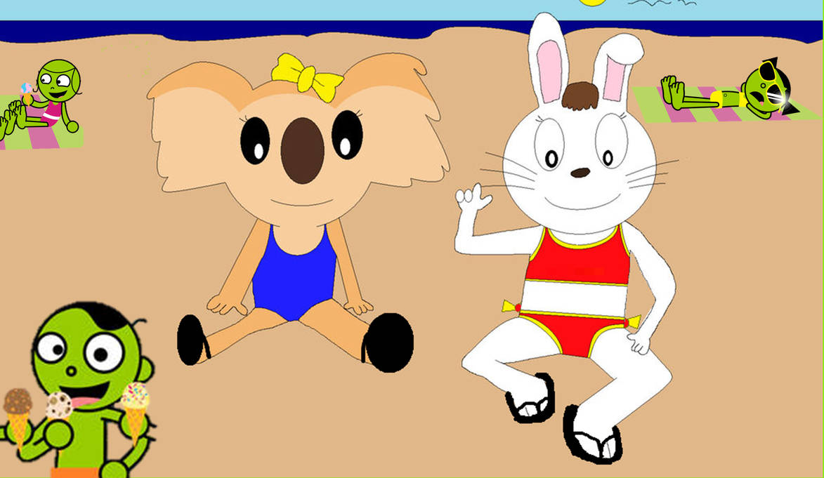 Laura Koala and Mimi Rabbit Summer My Version by Miguel130509 on DeviantArt
