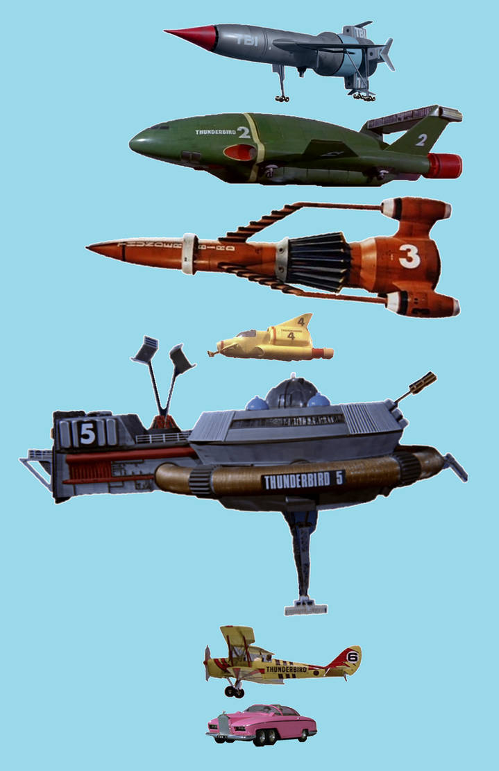 Thunderbirds Computer Graphics Thundebirds in Action Vector Pack by Miguel130509 on DeviantArt