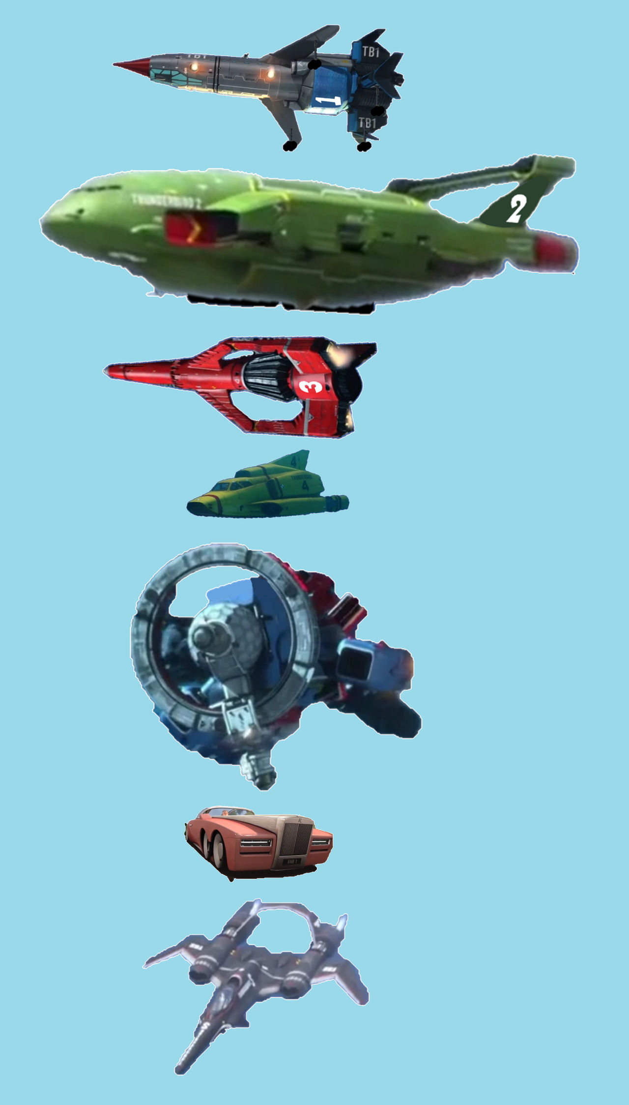 Thunderbirds Computer Graphics Thundebirds (2015) Vector Pack by Miguel130509 on DeviantArt