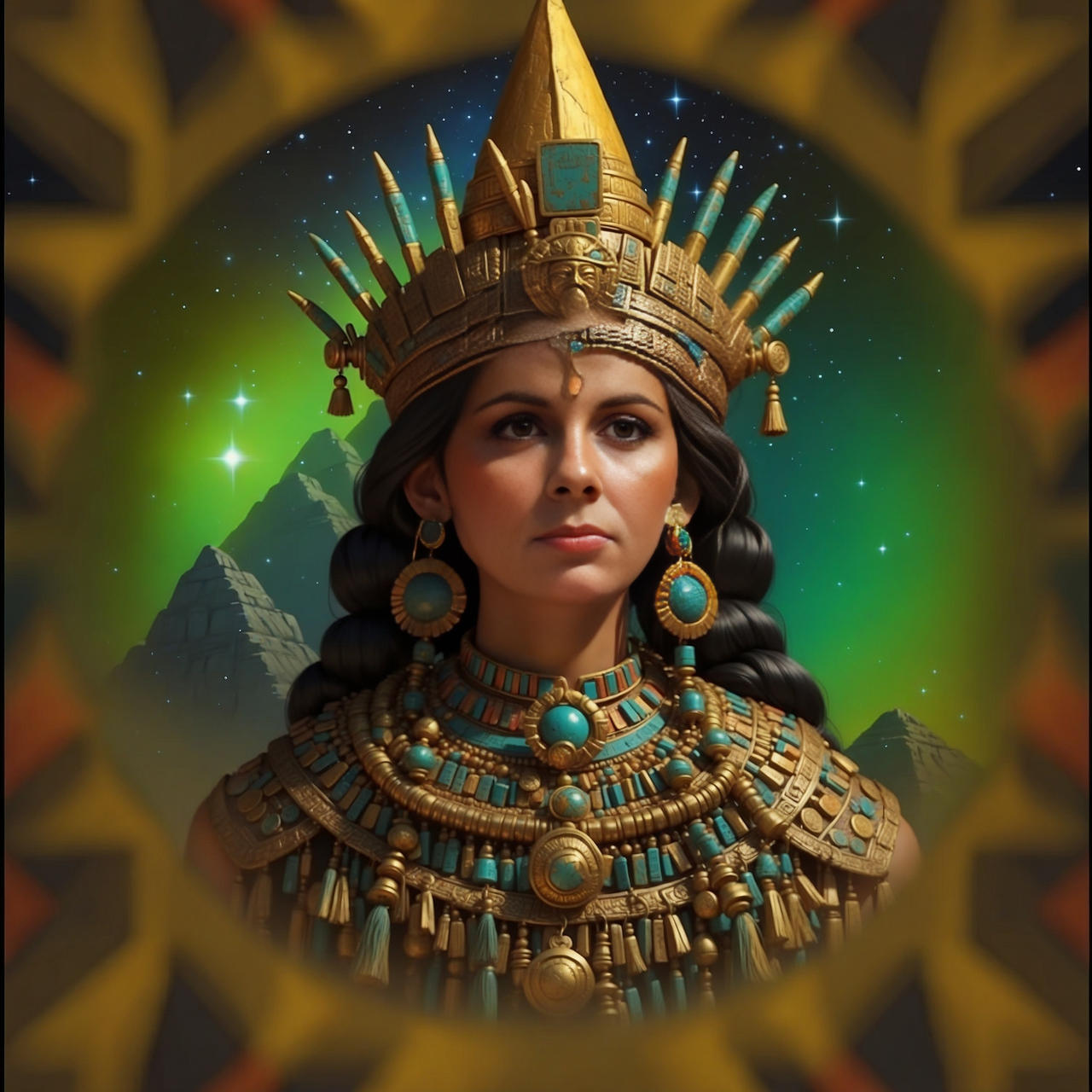 An Aztec women by ThomasHereAndThere on DeviantArt