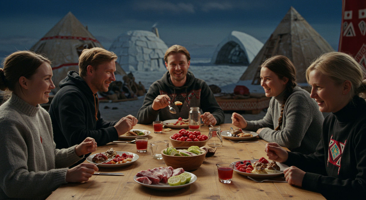 Danish Inuits Danish people enjoying traditional Inuit culture by ThomasHereAndThere ...