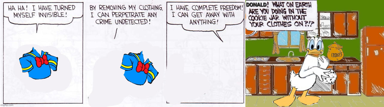 Donald Duck is invisible...or is he? by MrBertstown on DeviantArt