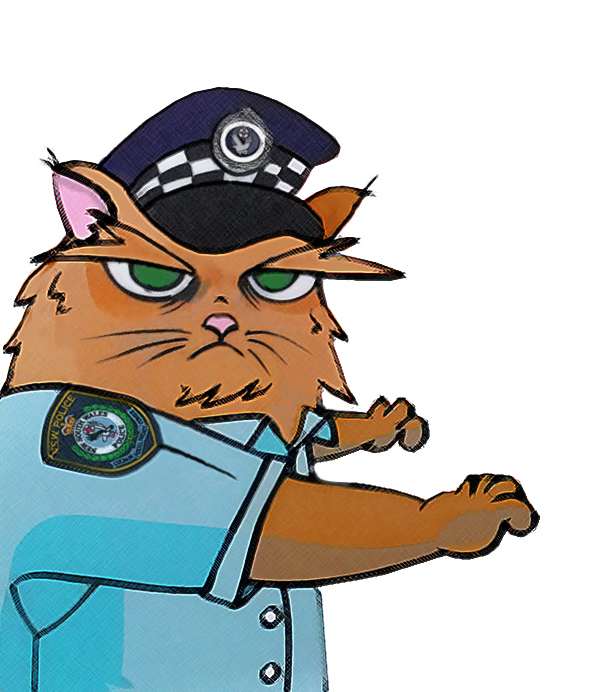 Fall Cat Cop Cop cat by hydrahx on DeviantArt