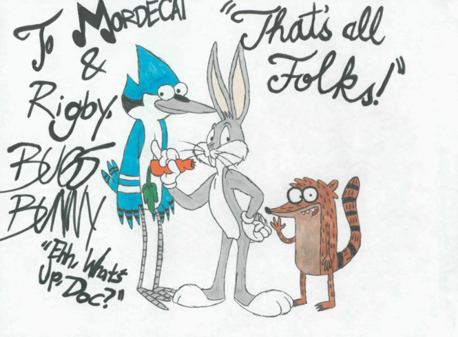 Regular Show Meets Bugs Bunny by DantheDoodle on DeviantArt