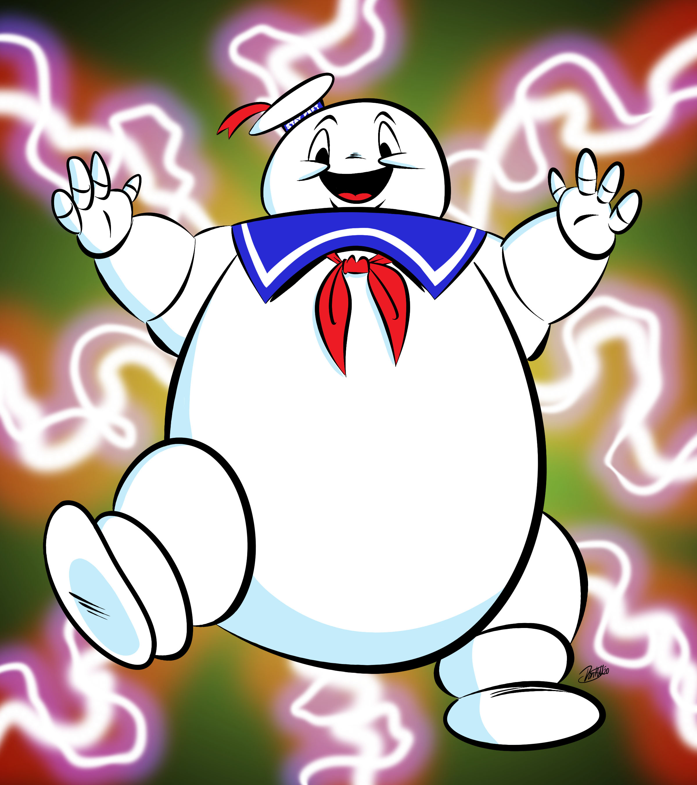 DOTD Day 20: The Stay-Puft Marshmellow Man by DantheDoodle on DeviantArt