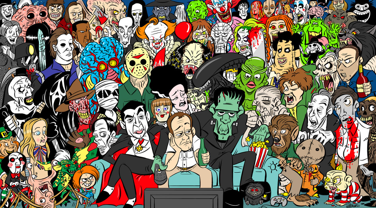 Day 1: Monster Mash Marathon by DantheDoodle on DeviantArt