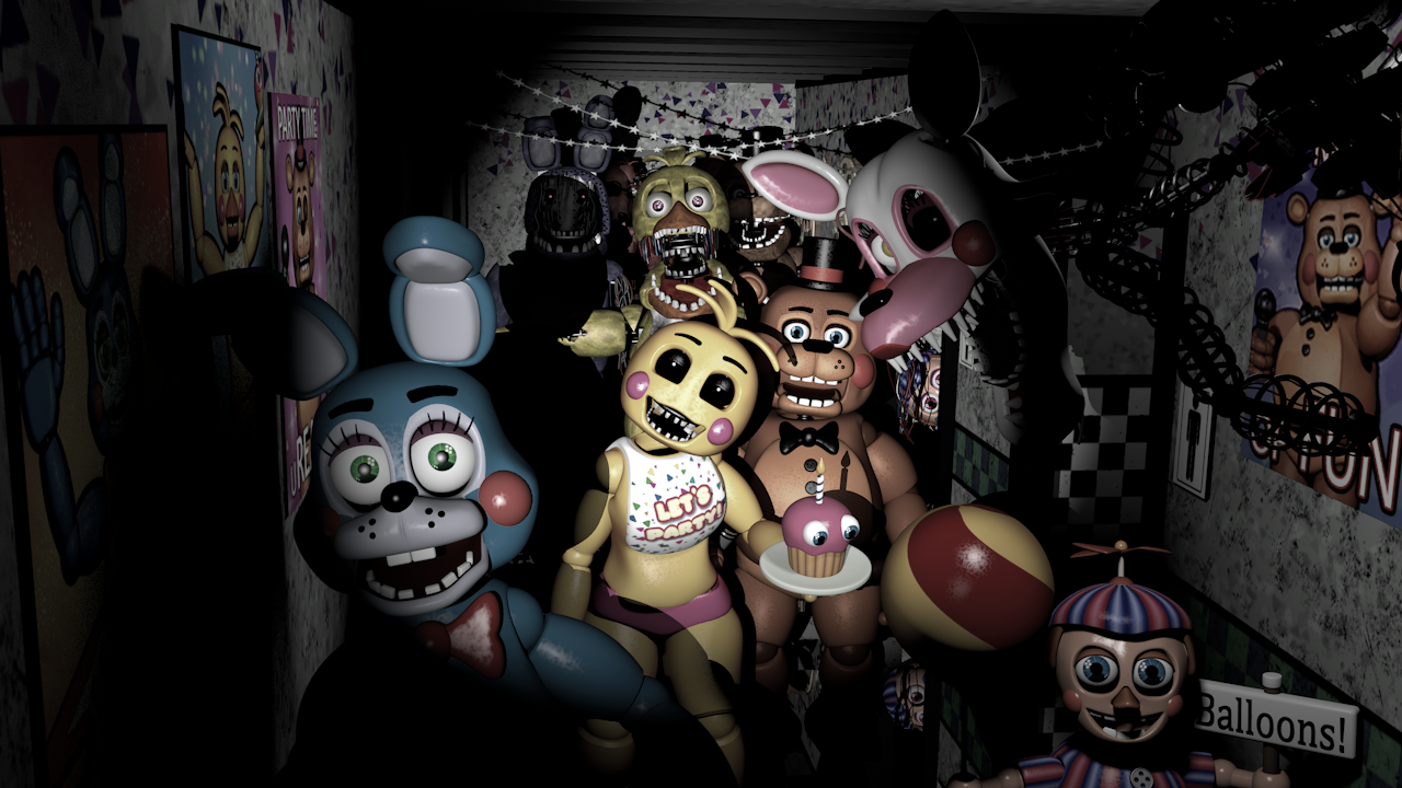 The Eyes of Evil (Nightmare Animatronics SFM) by FoxyPosterMaker on  DeviantArt