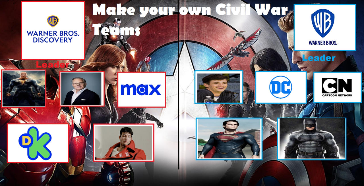 Team Warner Bros. vs. Team WBD by TWDYesKaiwei99No on DeviantArt