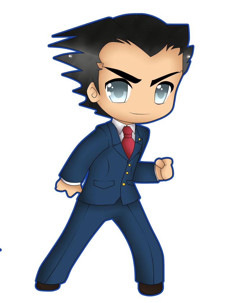 Chibi Attorney .:ace attorney:. Chibi Phoenix by isabelthehedgehog11 on DeviantArt